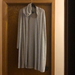 Long comfy open sweater